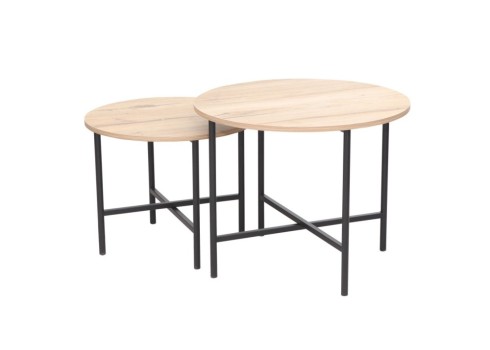 Diivanilaud HANNES 50x50xH40cm, rustik melamiin