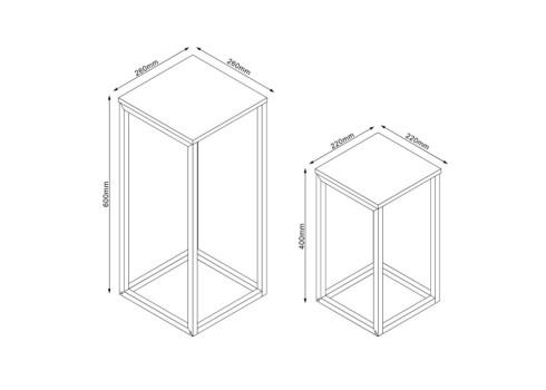 Abilaud HANNES 2tk komplektis