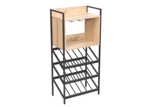 Veiniriiul HANNES 51x30xH108cm, rustik melamiin