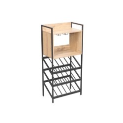 Veiniriiul HANNES 51x30xH108cm, rustik melamiin