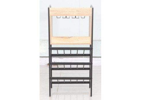 Veiniriiul HANNES 51x30xH108cm, rustik melamiin