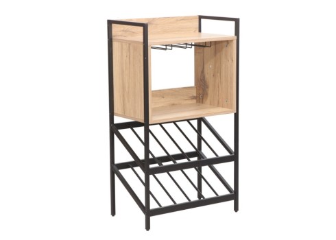 Veiniriiul HANNES 51x30xH90cm, rustik melamiin