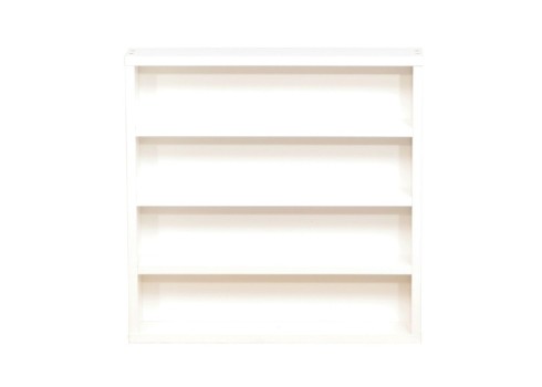 Riiul LESTER 48x10xH47,5cm, valge melamiin