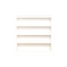 Riiul LESTER 48x10xH47,5cm, valge melamiin
