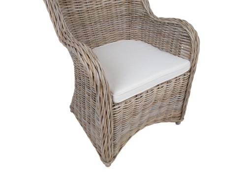 Tugitool KATALINA 62x72xH83cm, naturaalne rotang