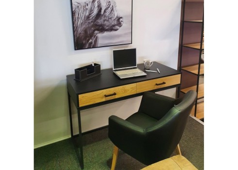 Kirjutuslaud AMSTERDAM 120x50xH79cm, tamm/must