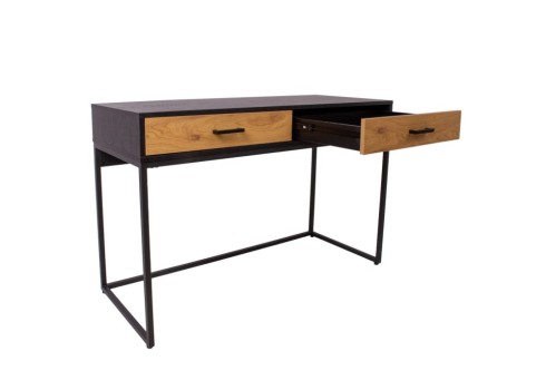 Kirjutuslaud AMSTERDAM 120x50xH79cm, tamm/must