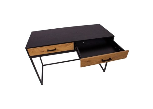 Kirjutuslaud AMSTERDAM 120x50xH79cm, tamm/must