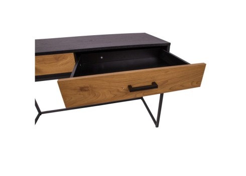 Kirjutuslaud AMSTERDAM 120x50xH79cm, tamm/must