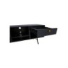 TV-laud LUXEMBOURG 150x40xH50cm, must