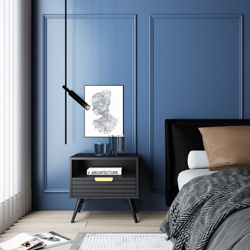 Öökapp PIXAR 45x35xH50cm, must