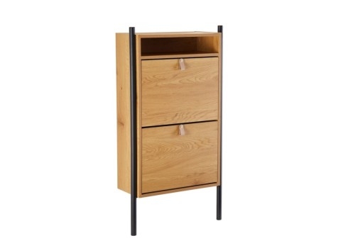 Jalatsikapp AALBORG 55,6x26xH91,5cm, tamm