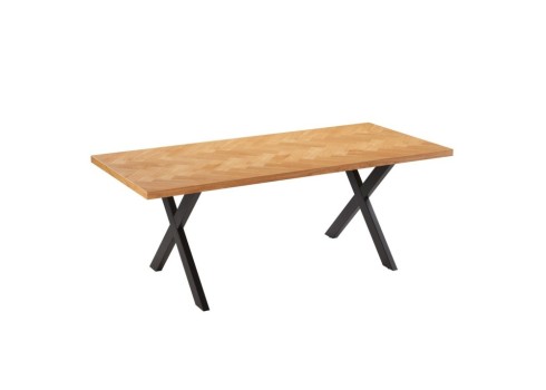 Söögilaud ROWAN 200x90xH75cm, kalasaba tamm