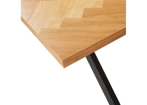Söögilaud ROWAN 200x90xH75cm, kalasaba tamm