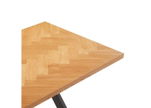 Söögilaud ROWAN 200x90xH75cm, kalasaba tamm