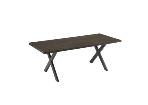 Söögilaud ROWAN 200x90xH75cm, kalasaba suitsutamm