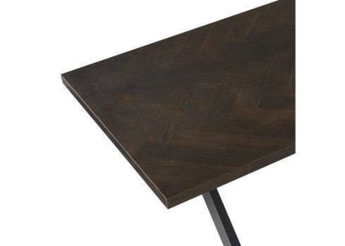 Söögilaud ROWAN 200x90xH75cm, kalasaba suitsutamm