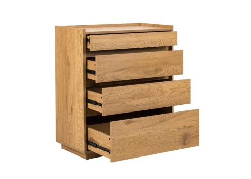 Kummut SACHA 75x40xH89cm, tammedekooriga