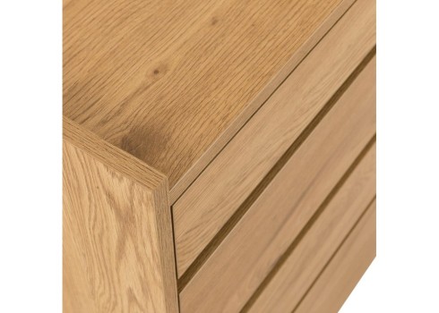 Kummut SACHA 75x40xH89cm, tammedekooriga