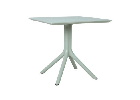 Laud MANGO 80x80xH75cm, rohekashall plastik