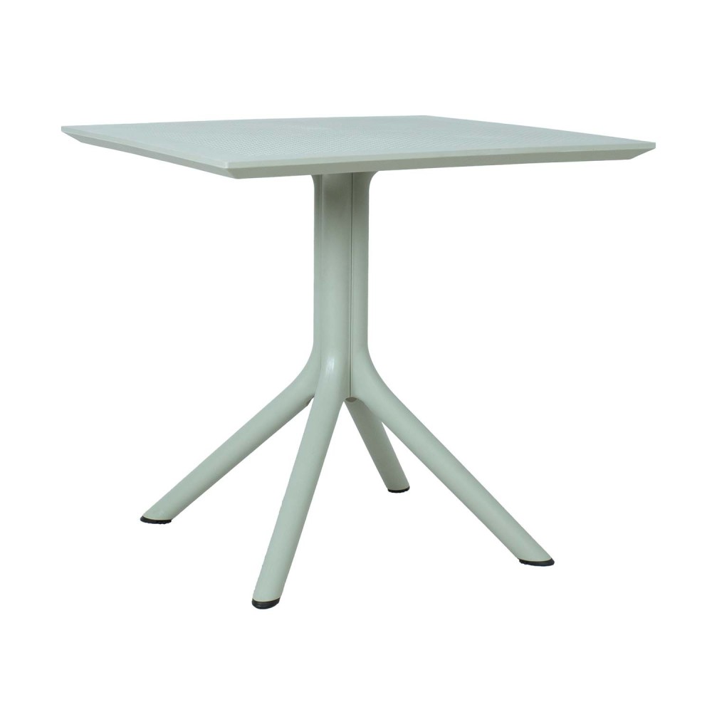 Laud MANGO 80x80xH75cm, rohekashall plastik