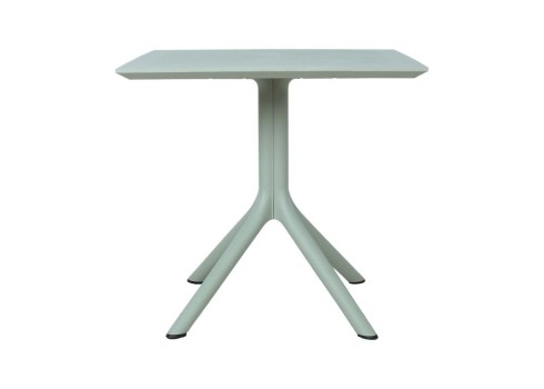 Laud MANGO 80x80xH75cm, rohekashall plastik