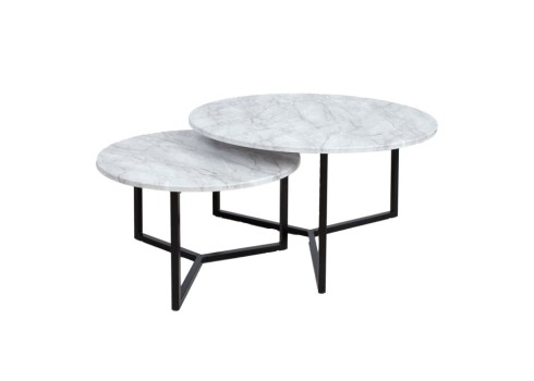 Diivanilaud AKIRA 2tk D80xH45cm, D60xH37 - helehall