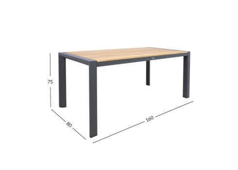 Laud TAMPERE 160x80xH75cm, tiik