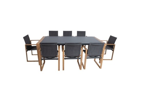 Aiamööblikomplekt DUISBURG laud ja 8 tooli