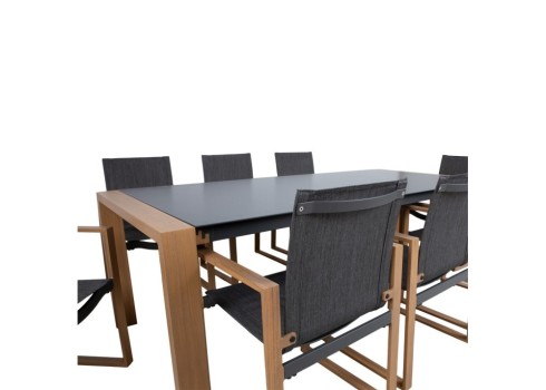 Aiamööblikomplekt DUISBURG laud ja 8 tooli