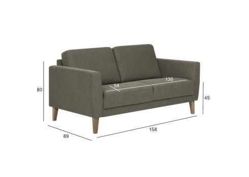 Diivan LANDO 2-kohaline, beež