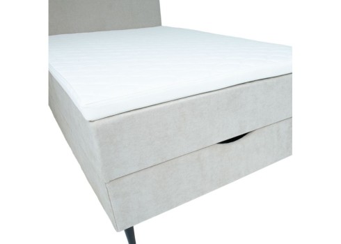 Kontinentaalvoodi LAARA 90x200cm, tumebeež