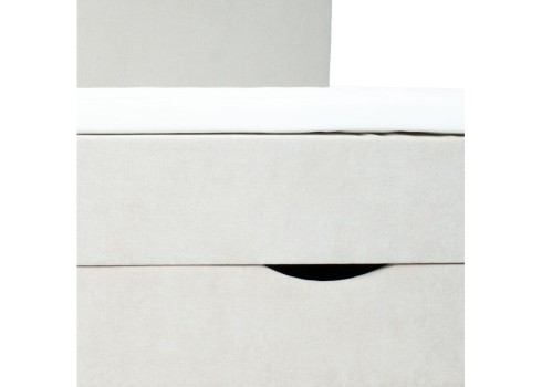 Kontinentaalvoodi LAARA 90x200cm, tumebeež