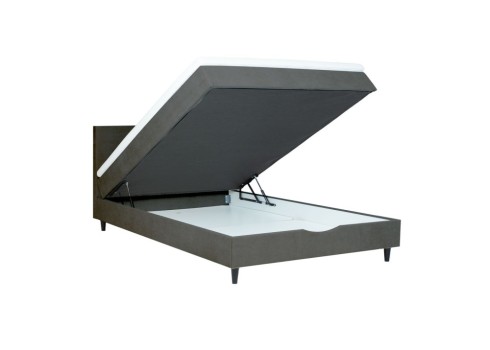 Kontinentaalvoodi LAARA 140x200cm, tumehall