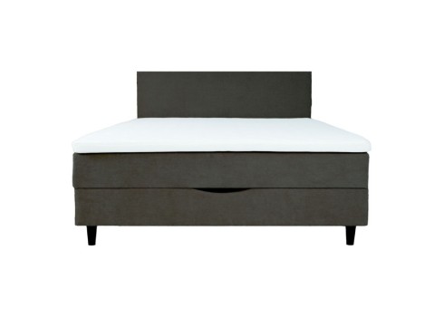 Kontinentaalvoodi LAARA 140x200cm, tumehall