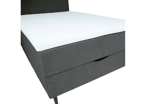 Kontinentaalvoodi LAARA 140x200cm, tumehall
