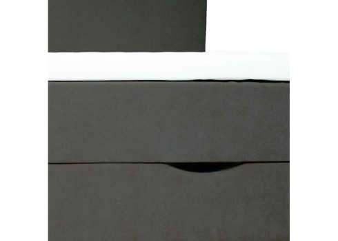 Kontinentaalvoodi LAARA 140x200cm, tumehall