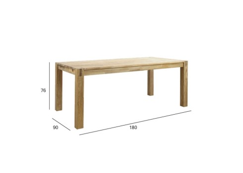 Söögilaud CHICAGO NEW 180x90xH76cm, tamm