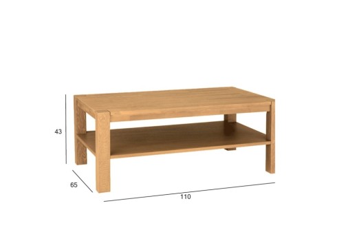 Diivanilaud CHICAGO NEW 110x65xH43cm, tamm