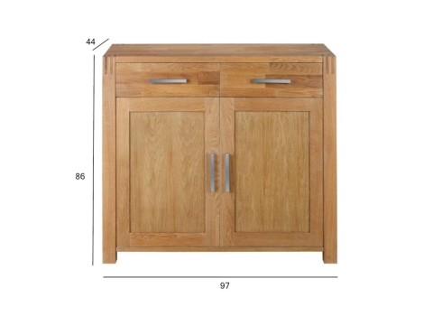 Kummut CHICAGO NEW 97x44xH86cm, tamm