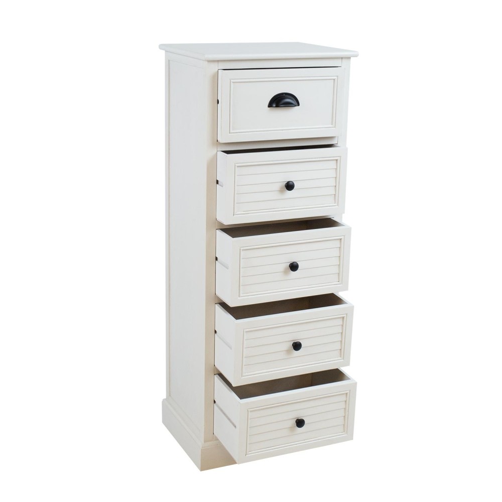 Kummut MELDON 45x35xH116.5cm, valge