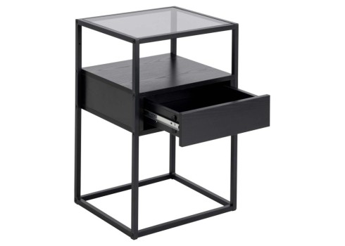 Öökapp RANDOLF 40x35xH60cm, must