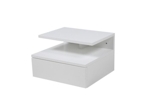 Öökapp ASHLAN 35x32xH22,5cm, valge