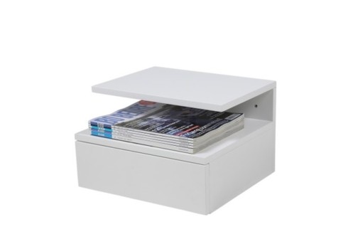 Öökapp ASHLAN 35x32xH22,5cm, valge