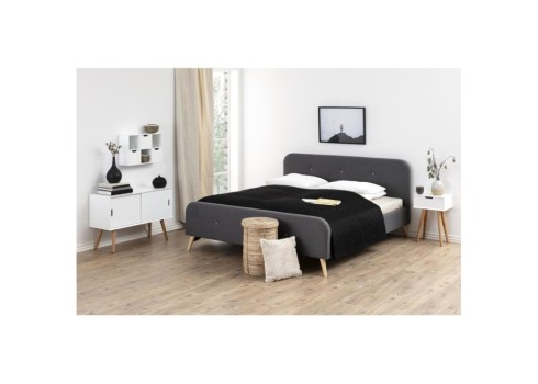 Öökapp MITRA 40x30xH61,5cm, valge-tamm