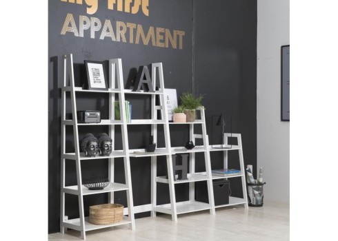 Riiul WALLY 63x40xH130cm, valge