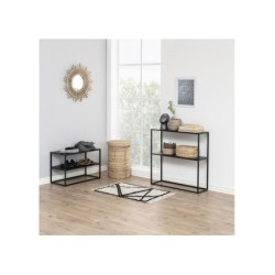 Konsoollaud NEWTON 79,5x26xH80,5cm, must