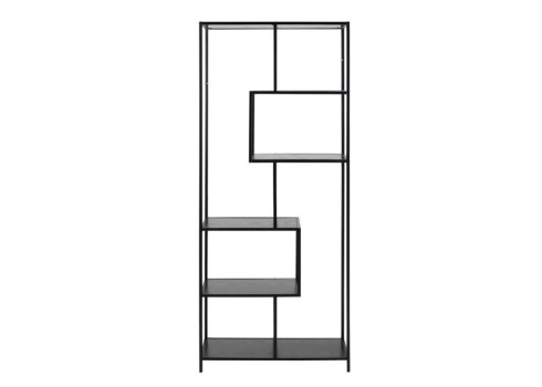 Riiul SEAFORD 77x35xH185cm, must