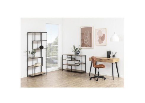 Riiul SEAFORD 77x35xH185cm, tamm