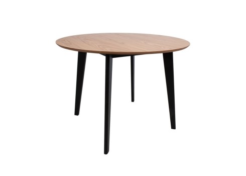 Söögilaud ROXBY D105xH76cm, tamm-must